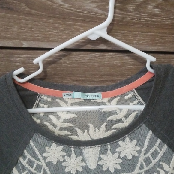 Lace Raglan Tee NWOT🔥 All $10 items 2/$15! - Picture 4 of 4